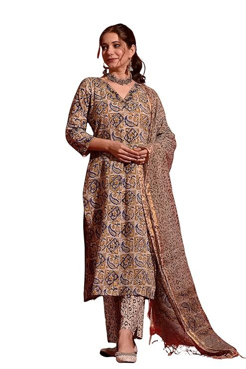 81et-c2LWeL._SY741_ | Women Kurta Set || 3pic Kurta For Women (50-85) - Image 1