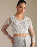 Women Ready To Wear Saree - Image 4